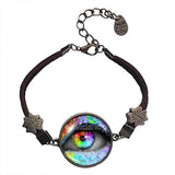 Colorful Eyes Throat Chakra Bracelet Symbol Pendant Fashion Jewelry Cute Gift - DDavid'SHOP