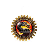 Mortal Kombat X Dragon Brooch Badge Pin Symbol Fashion Jewelry Cute Gift Chain Cosplay