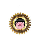Gravity Falls Waddles Brooch Badge Pin Bill Cipher Wheel Pig