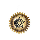 Wiccan Symbol Brooch Badge Pin