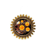 Dragon Ball Z Star Brooch Badge Pin 1 2 3 4 5 6 7 Symbol Gear Steampunk Fashion Jewelry Cosplay