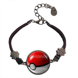 Pokemon Pokeball Bracelet Fashion Jewelry Cosplay Gift Cute Poke ball Red