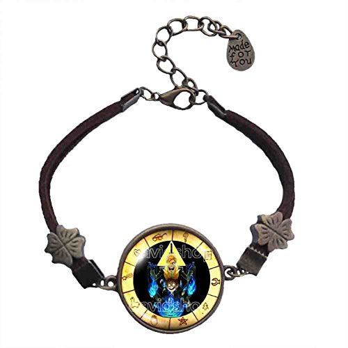 Gravity Falls Bill Cipher Wheel Bracelet Symbol Pendant Jewelry Dipper Pines Cosplay Cute Gift