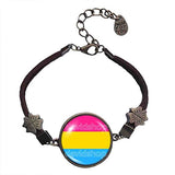 Pan Pride Bracelet Flag Pendant Pansexual Jewelry