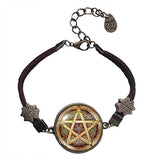 Witchcraft Pentacle Wicca Pentagram Wiccan Pagan Bracelet Symbol Pendant Fashion Jewelry Cosplay