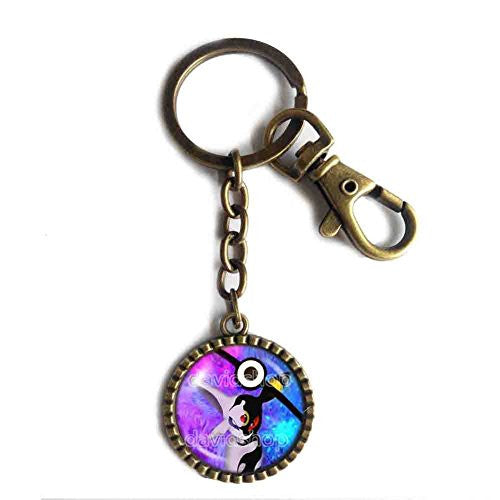 Pokemon Umbreon Espeon Keychain Key Chain Key Ring Cute Keyring Car Anime Pokeball Cosplay Blue Purple - DDavid'SHOP
