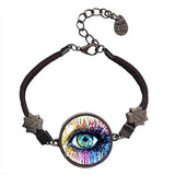 Throat Chakra Bracelet Evil Eye Symbol Pendant Fashion Jewelry Cute Gift Chain Eye Colorful