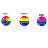 Bisexual Gay Pride Bracelet Bi LGBT Flag Rainbow Pendant Jewelry