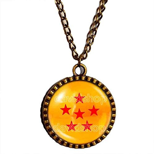 Dragon Ball Z Star Necklace 1 2 3 4 5 6 7 Symbol Pendant Fashion Jewelry Chain Cosplay Cute Gift