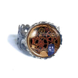 Dr Doctor Who Gallifreyan Symbol Ring Tardis Fashion Jewelry Cosplay Cute Gear Steampunk