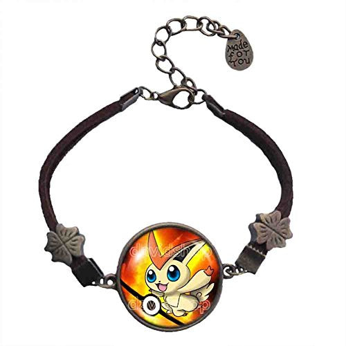 Pokemon Victini Pokeball Bracelet Pendant Jewelry Cosplay Cute Gift - DDavid'SHOP