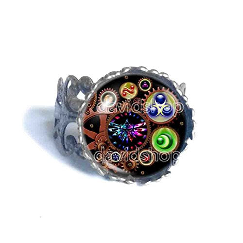 The Legend Of Zelda Ring Anime Fashion Jewelry Cosplay Constellation Gear Steampunk