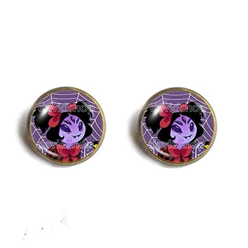 Undertale Muffet Ear Cuff Earring Pendant Fashion Jewelry Undyne Small Cute Purple Spider