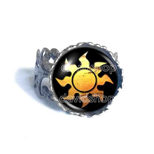 Magic the Gathering Ring Sun Symbol Mana Jewelry Gift Cosplay MTG