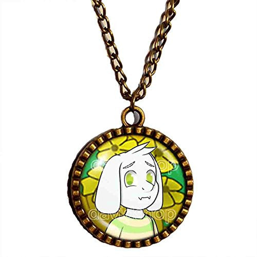 Undertale Asriel Dreemurr Necklace Pendant Jewelry Cosplay Cute Gift