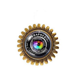 Colorful Eyes Vintage Old Camera Lens Brooch Badge Pin Symbol Picture Art Pendant Fashion Jewelry
