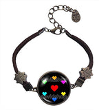Undertale Bracelet Art Pendant Game Charm Cosplay Undyne Heart Courage Spirit