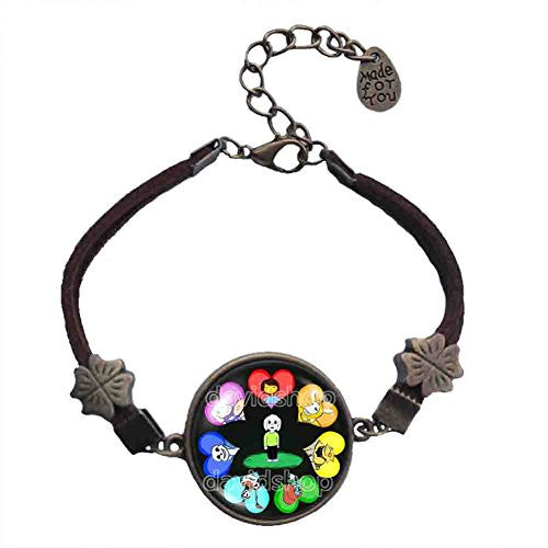 Undertale Bracelet Art Pendant Fashion Jewelry Game Undyne Funny Cute Sans