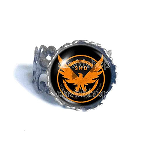 Tom Clancy's The Division Ring Cosplay Fashion Jewelry Charm symbol