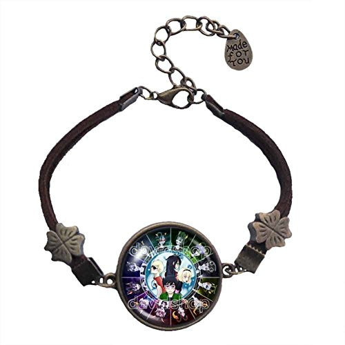 Homestuck Bracelet Art Glass Pendant cosplay Fashion Jewelry Chain Zodiac