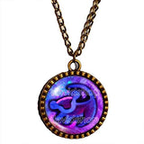 The Lion King Simba Rafiki Necklace Symbol Pendant Fashion Jewelry Cosplay Cute Gift Blue