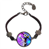 Pokemon Umbreon Espeon Pokeball Bracelet Pendant Jewelry Cosplay Cute Gift Blue Purple - DDavid'SHOP
