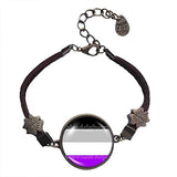 Asexual Pride Bracelet Flag Pendant Jewelry