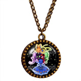 Peacock Cat Noir Volpina Rena Rouge Queen Bee Miraculous Ladybug Necklace Photo Pendant Fashion Jewelry Cosplay