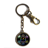UU Flame Unitarian Universalist Chalice Keychain Key Chain Key Ring Cute Keyring Car Symbol Sign LGBT Rainbow Flaming Christian Bahai Ankh Cosplay