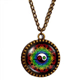 Peacock Cat Noir Volpina Rena Rouge Queen Bee Miraculous Ladybug Miracle Box Chest Master Fu Necklace Photo Pendant Jewelry Colorful Yin Yang