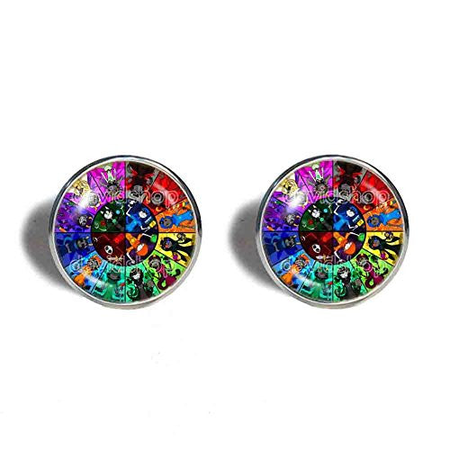 Homestuck Cufflinks Cuff links God Mandala Symbol Cosplay Fashion Jewelry Charm Cute Gift