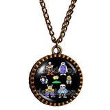 Undertale Necklace Art Pendant Fashion Jewelry Game Gift Frisk Cosplay Undyne