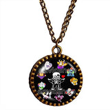 Undertale Necklace Art Pendant Fashion Jewelry Game Undyne Vulkin Toriel