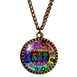 Homestuck Necklace God Mandala Art Pendant cosplay Fashion Jewelry Taurus Chain