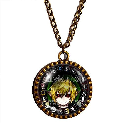 Creepypasta CREEPY PASTA Ben Necklace Pendant Jewelry Chain Cute Cosplay - DDavid'SHOP