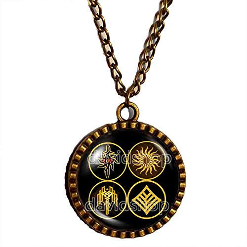 Kirkwall Dragon Age Necklace Symbol Sign Eye Pendant Jewelry Cosplay Cute Gift