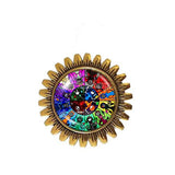 Homestuck Brooch Badge Pin God Mandala Symbol Pendant Cosplay Fashion Jewelry Charm Cute Gift