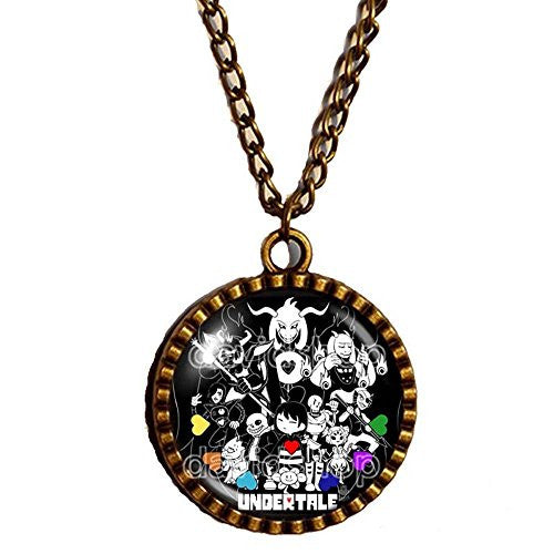 Undertale Necklace Pendant Fashion Jewelry Game Sans Cosplay Undyne New