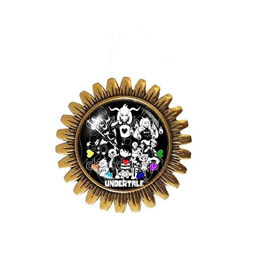 Undertale Brooch Badge Pin Fashion Jewelry Game Sans Cosplay Undyne New